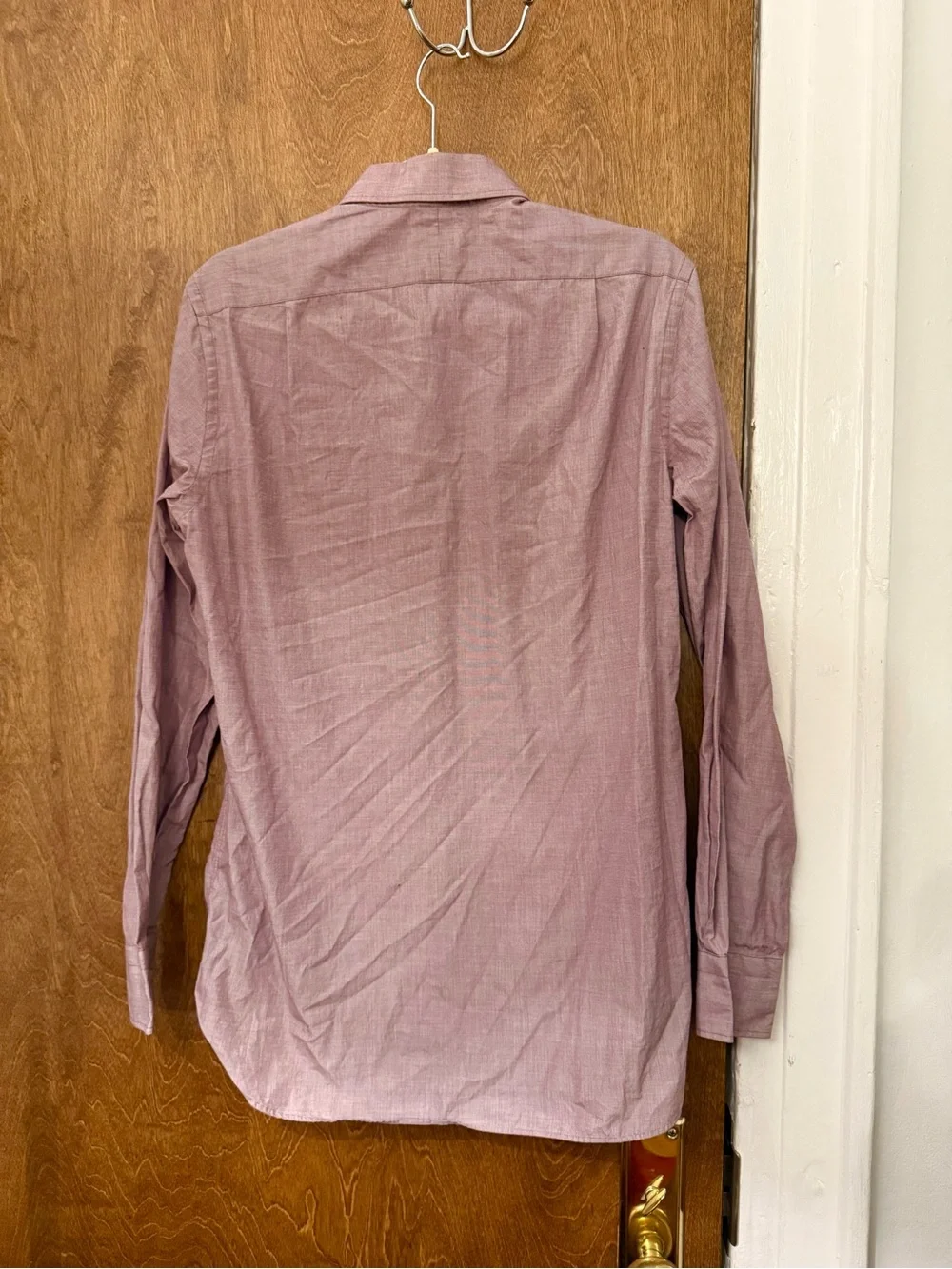 J.Crew Men’s Long-Sleeve Button-Up Shirt in Dusty Rose